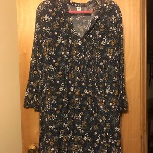 Floral Navy Dress